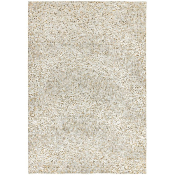 Elona Mosaic Cowhide Silver Rug - Image 1