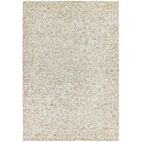 Elona Mosaic Cowhide Silver Rug - Image 1