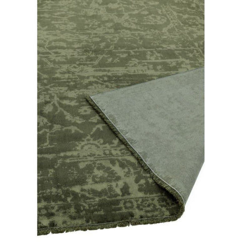 Zehraya Ze06 Green Abstract Rug