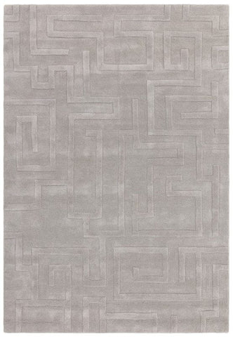 Maze Silver Rug