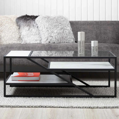 Ibarra Black and Grey Coffee Table - KD