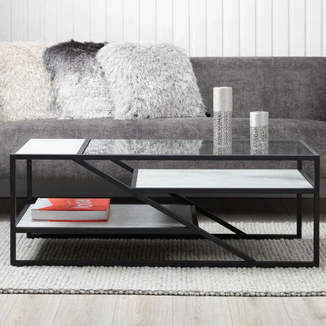 Ibarra Black and Grey Coffee Table - KD