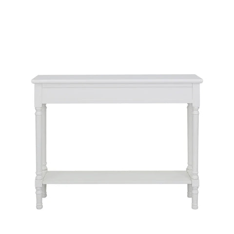 Delta White Medium Console Table