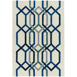 Matrix 65 Hexagon White Rug - Image 1