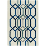 Matrix 65 Hexagon White Rug - Image 1