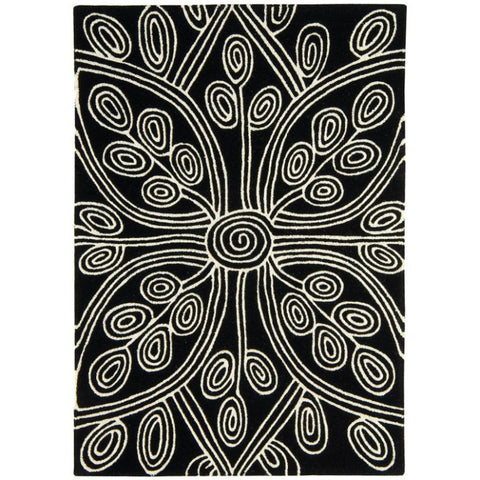 Matrix 49 Kaya Black Rug - Image 1