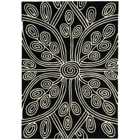 Matrix 49 Kaya Black Rug - Image 1