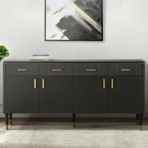Elton 4 Drawer 4 Door Sideboard Espresso