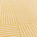 Muse Yellow Geometric Mu18 Rug