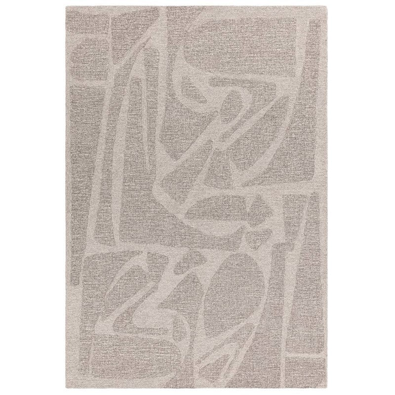 Loxley Stone Grey Rug - Image 1