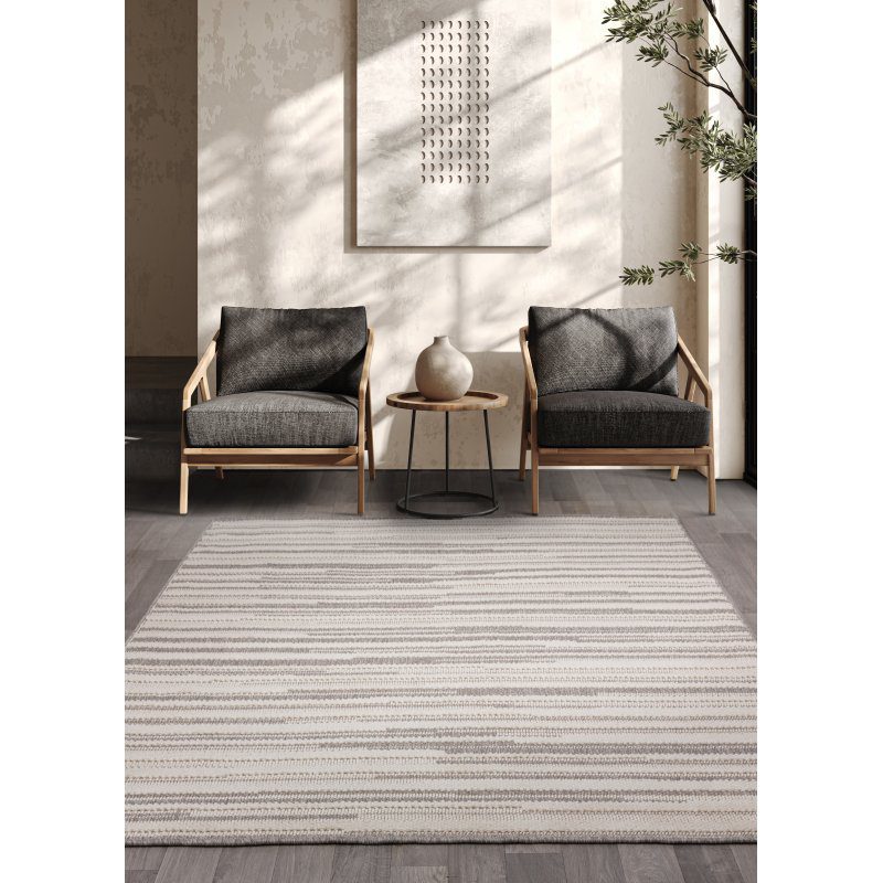 Camber Stripe Grey Rug
