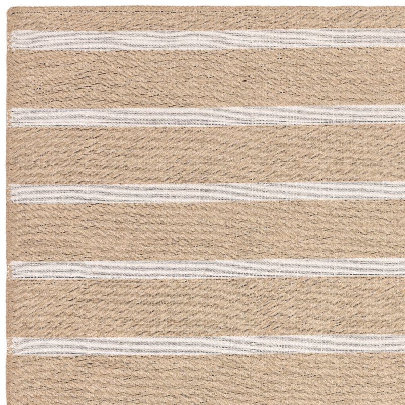 Global Cream Stripe Rug