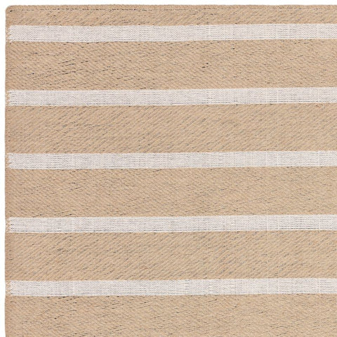 Global Cream Stripe Rug