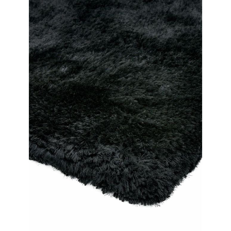 Plush Black Rug