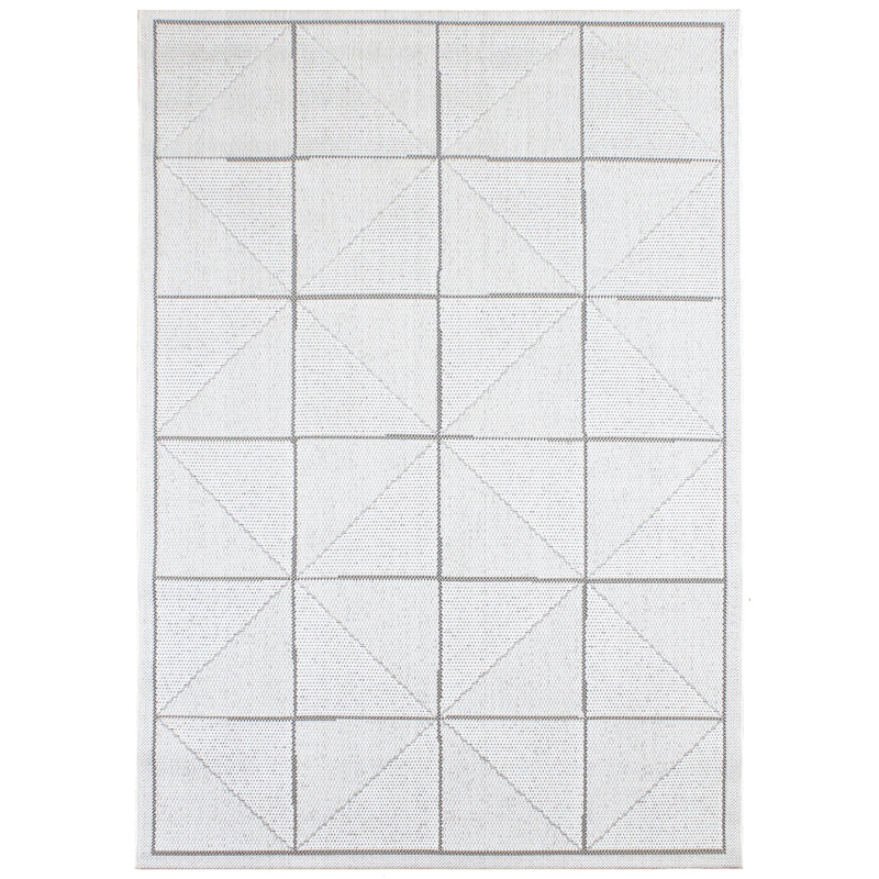 Patio 06 Ivory Check Rug - Image 1