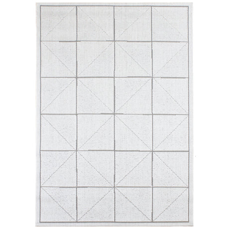 Patio 06 Ivory Check Rug - Image 1