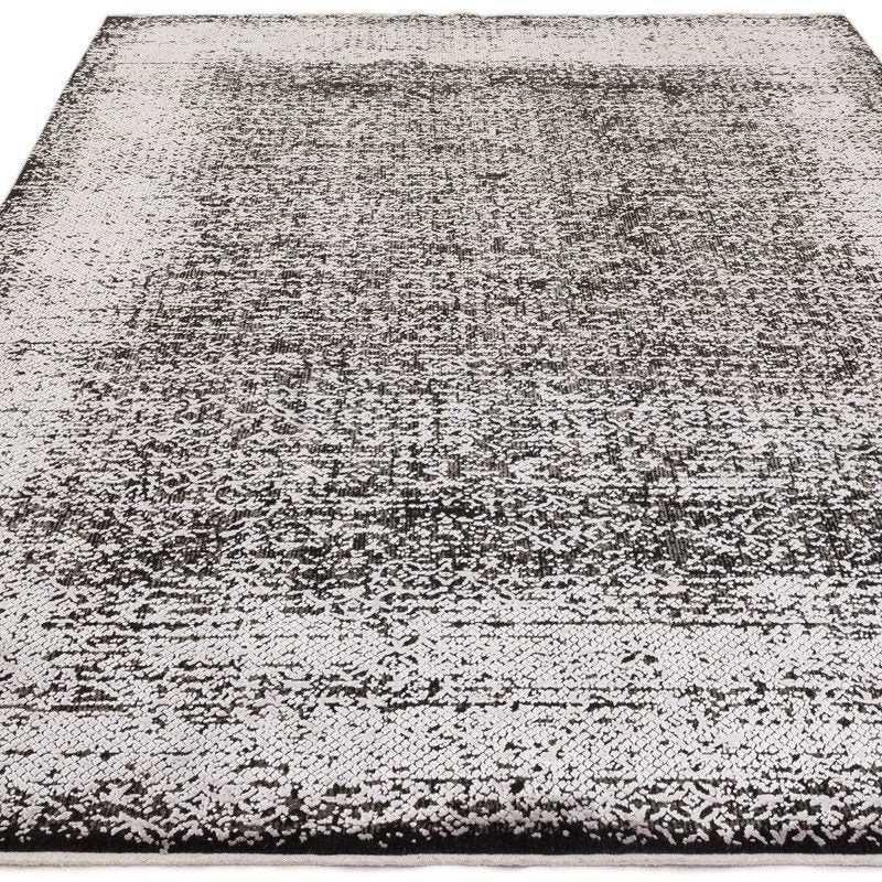 Elodie Silver/Black Rug