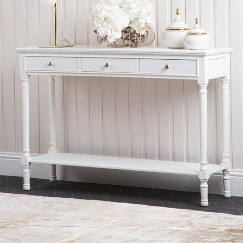 Delta Large 3 Drawer Console Table