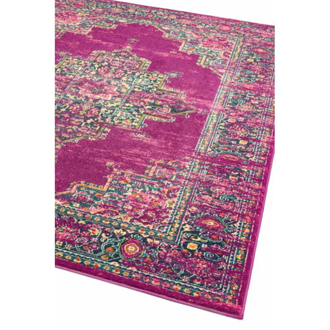 Colt CL04 Medallion Fuchsia Rug - Image 3