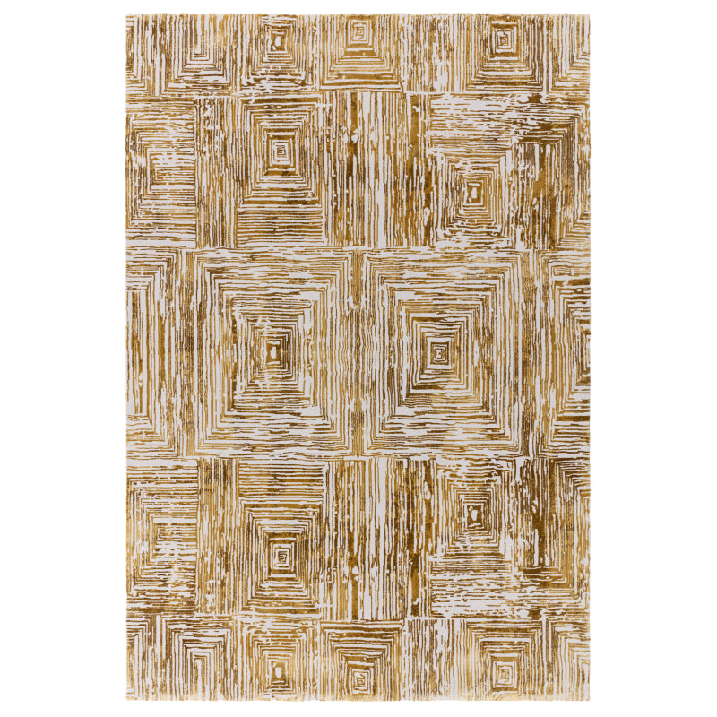 Kuza Portrait Gold Rug - Image 1