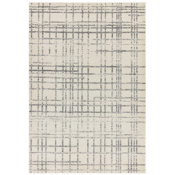 Nova Grid Grey Nv31 Rug