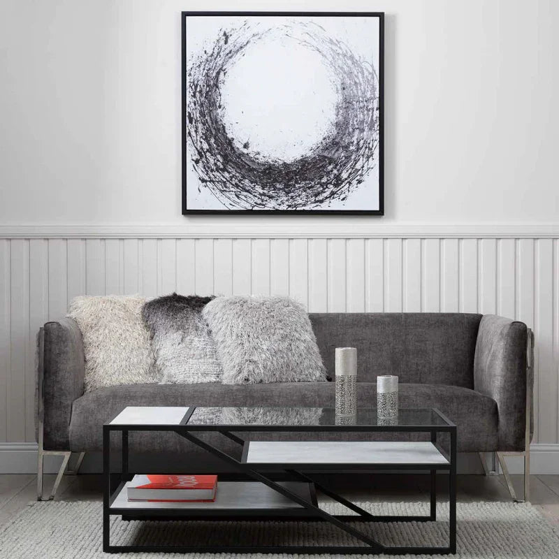 Ibarra Black and Grey Coffee Table - KD