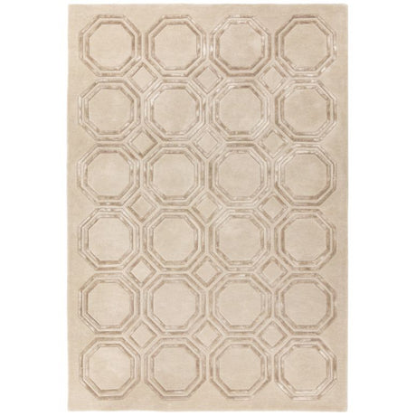 Nexus Octagon Beige/Beige Rug - Image 1
