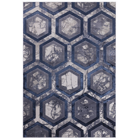 Aurora Hexagon Rug AU19 Rug - Image 1