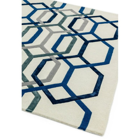 Matrix 65 Hexagon White Rug - Image 2