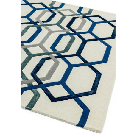 Matrix 65 Hexagon White Rug - Image 2