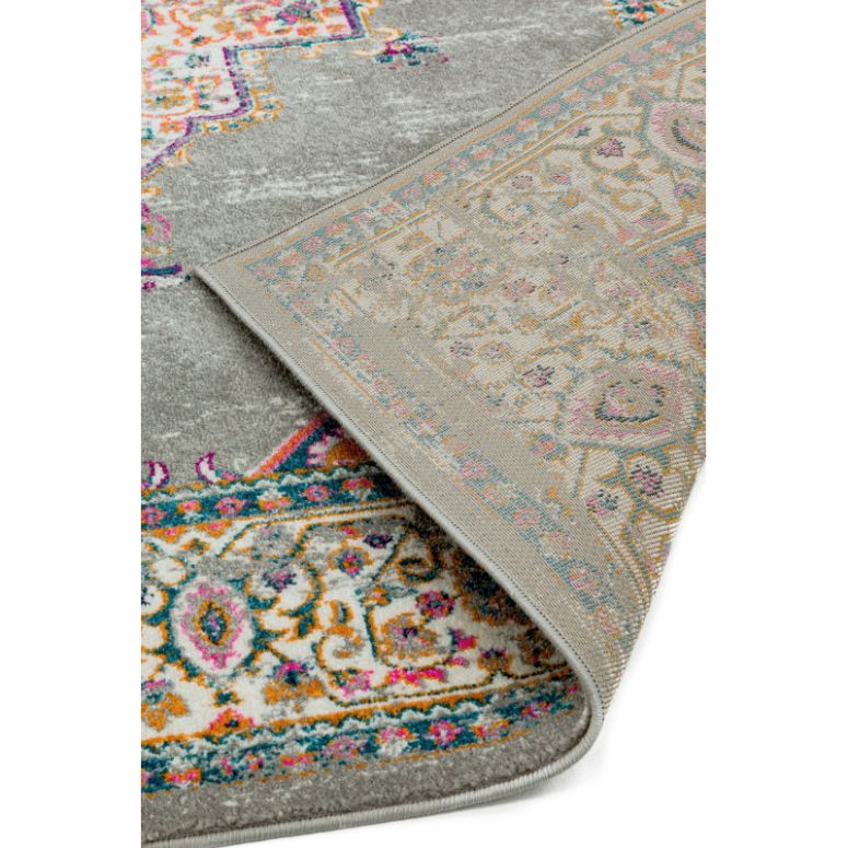 Colt CL02 Medallion Grey Rug - Image 4