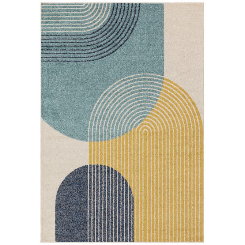 Muse Blue Retro Mu15 Rug