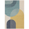 Muse Blue Retro Rug MU15 Rug - Image 1