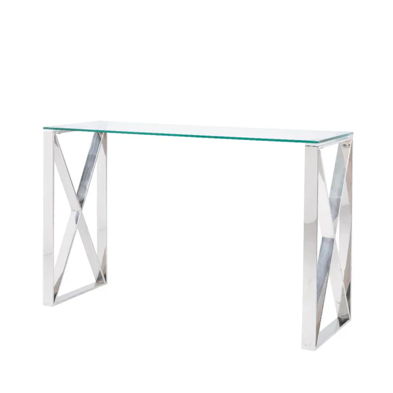 Zenith Stainless Steel Console Table