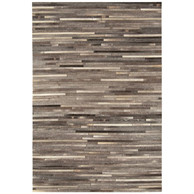 Gaucho Dark Grey Stripe Rug - Image 1