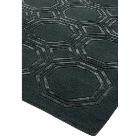 Nexus Octagon Petrol/Petrol Rug - Image 2