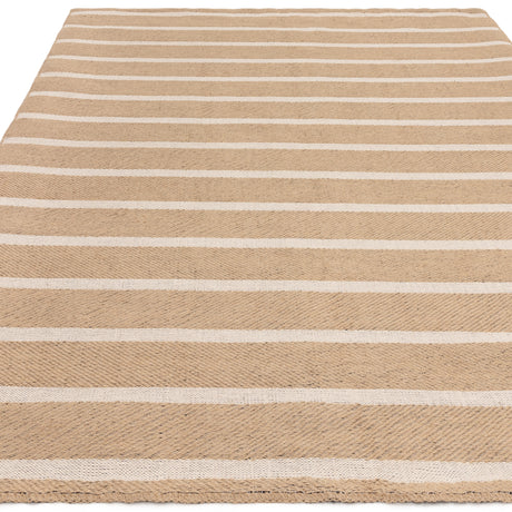 Global Cream Stripe Rug - Image 2