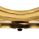 Rizzo Gold End Table Glass