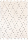 Nepal Cream/Black Linear Rug Rug - Image 1