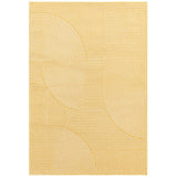 Muse Yellow Geometric Mu18 Rug