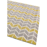 Arlo AR06 Chevron Lemon / Grey Rug - Image 2