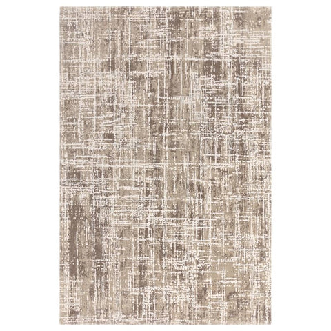 Kuza Abstract Beige Rug - Image 1