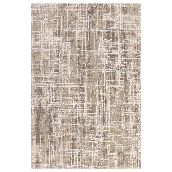 Kuza Abstract Beige Rug - Image 1