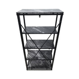 Alora 138cm 5-Tier Black Display Unit