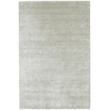 Light grey area rug with subtle textured stripe pattern, shown from overhead view