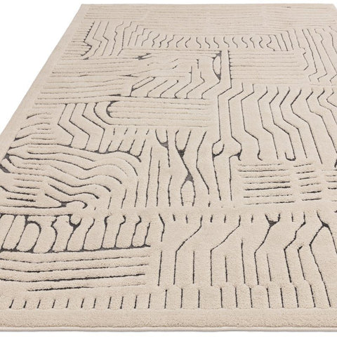 Valley Ivory/Charcoal Route Rug