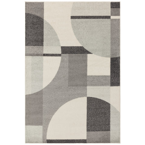 Muse Grey Art Deco Rug MU20 Rug - Image 1