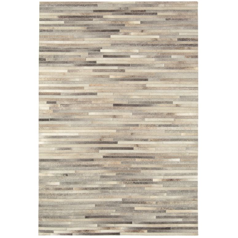 Gaucho Light Grey Stripe Rug - Image 1