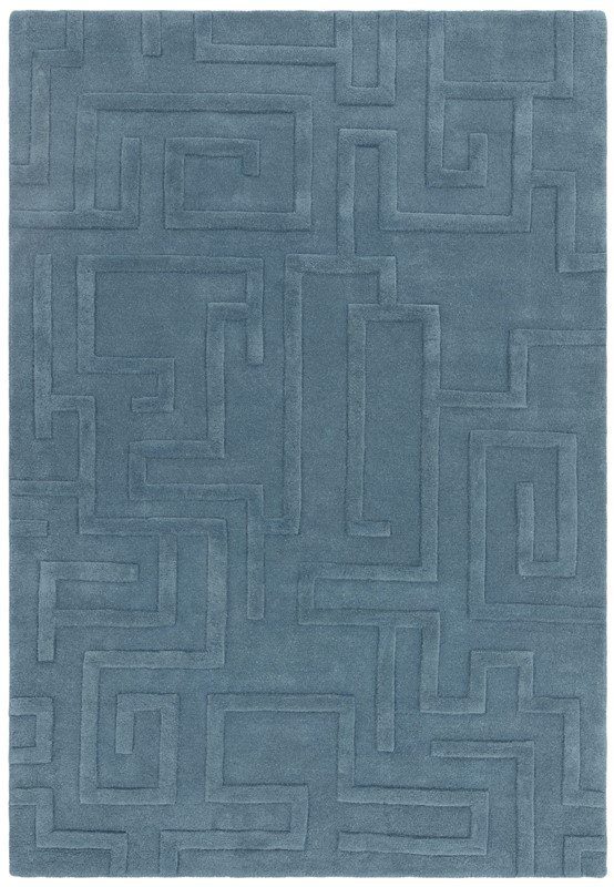 Maze Teal Rug