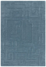 Maze Teal Rug